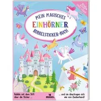 Moses. Verlag Stickerbuch Rubbelsticker-Buch Einhorn „Magische Welt“ – über 200 Sticker