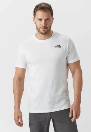 The North Face Mens SS einfache Kuppel T Shirt weiß