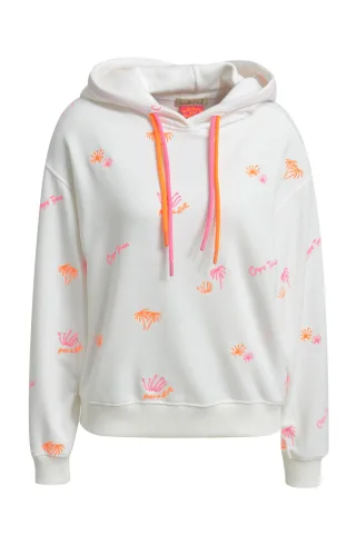Smith&Soul - Relaxed Crazy Hoodie offwhite - Gr. - XL