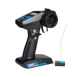 FLYUEACE T-6819A 2.4GHz 4CH Transmitter with RX-G4 Light Control Mini Receiver for RC Car Boat Tank Models