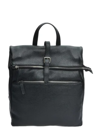 Anna Luchini Schwarz Rindsledertasche