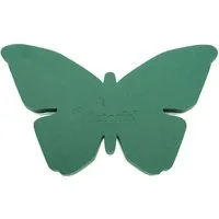 Creativery Bastelmoos, Nass Steckschaum Schmetterling 50x30x6cm auf Hartschaumunterlage