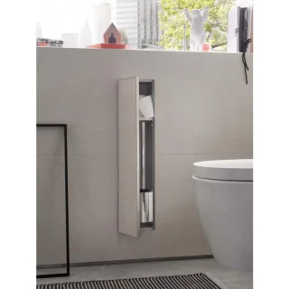 Emco Asis Plus WC-Modul 975611006 Anschlag links, Unterputzmodul, befliesbar