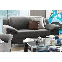 TRENDMANUFAKTUR 2-Sitzer Rondo, Breite 178 cm, breite Armlehnen, Füße chromfarben, Couch wahlweise mit Federkern und in verschiedenen Bezügen bestellbar