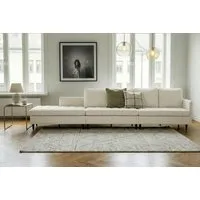 Dorel Home Wohnlandschaft LINDHUS, Cord, Modulsofa, verschiedene Stellvarianten, Breite als U-Form (254cm) mit Verbindern fixierbar, Recamiere,Stauraum