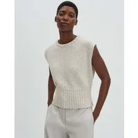 someday Pullunder Tuvalen aus Melange-Strick Lockere Passform, ideal als leichtes Layering-Piece