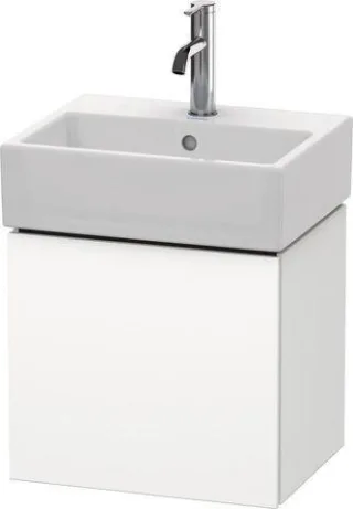 Duravit L-Cube Waschtischunterbau wandhängend Weiß Supermatt 434x341x400 mm - LC6245R8484 LC6245R8484