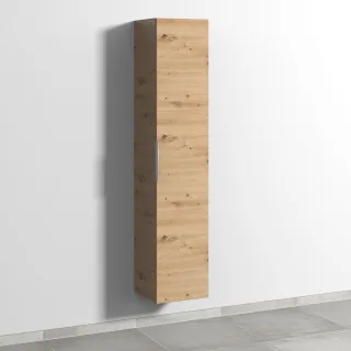 Sanipa 3way Hochschrank mit 1 Tür, Eiche Natural-Touch UM10985