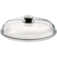 WMF Pfannendeckel WMF Glasdeckel, (1-tlg), für Pfannen mit 32 cm Durchmesser, Borosilikatglas, robust, stoßsicher