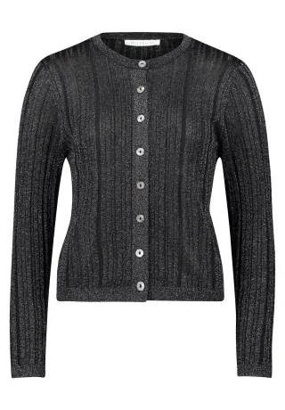 Betty & Co - Sommer-Strickjacke black - Gr. - 42