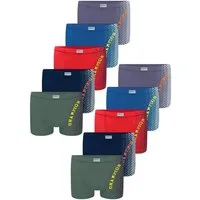 LOREZA Boxershorts 10er Set Jungen Boxershorts - Champion - Bunt (Spar-Packung, 10-St)