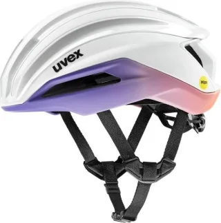 Uvex Surge Aero Mips Rennrad-Helm white-lilac apricot matt 56-59 cm