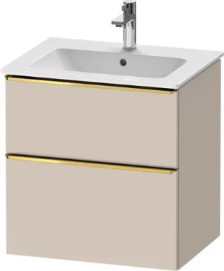 Duravit D-Neo Waschtischunterbau wandhängend Taupe Matt 610x462x625 mm - DE4361034910000 DE4361034910000