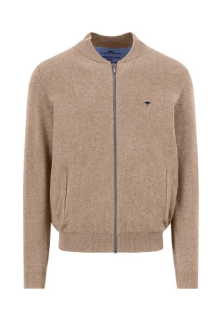 Fynch Hatton - Cardigan aus Baumwolle beige - Gr. - 3XL
