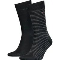 Tommy Hilfiger Socken TH MEN SMALL STRIPE SOCK 2P (2-Paar, 2 Paar) Tommy Hilfiger-Branding