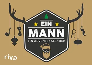 Ein Mann ein Adventskalender