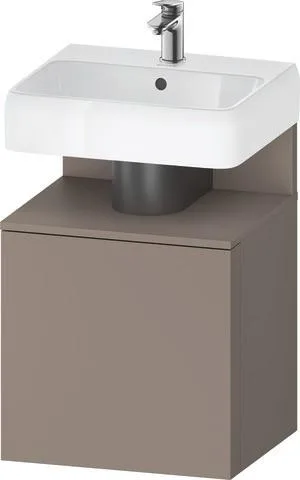 Duravit Qatego Waschtischunterbau wandhängend Basalt Matt 490x420x645 mm - QA4077R43430000 QA4077R43430000