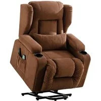 COMHOMA Relaxsessel Relaxsessel Aufstehhilfe Massagesessel mit Stoffoberfläche, mit Relaxfunktion