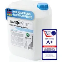 Nanoprotect Steinimprägnierung Naturstein-Imprägnierung (Steinimprägnierung für 80 - 120 qm), Unsichtbare Imprägnierung - Made in Germany
