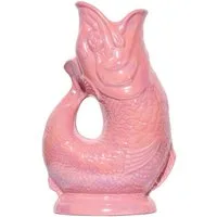 Gluckigluck Wasserkaraffe, (Original Gluggle Jug aus England), mit Gluckergeräusch, handgefertigt, ikonisches Fisch-Design, 1,2 L