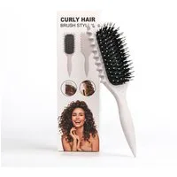 ibettertec Haarbürsten-Set Curl Hair Brush, Lockenbürste,Curl Define Styling Brush, Curl Define Stylingbürste,Wildschweinborsten Haarbürste,Haarbürste zum Entwirren für Frauen