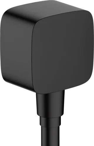 Hansgrohe Schlauchanschluss DN15 Fixfit E mit Rückflussverhinderer mattschwarz, 26457670 26457670