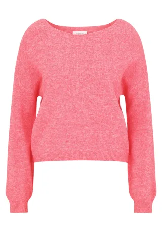 CARTOON - Strickpullover bright red melange - Gr. - 42