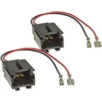 tomzz Audio Lautsprecheradapter (2er Set) auf DIN passt für Citroen C2 C3 Picasso Auto-Lautsprecher