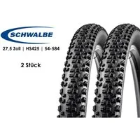 Schwalbe Fahrradreifen 2 Stück Fahrrad 27.5x2.1 SCHWALBE Racing Ralph Fahrrad Reifen Performa