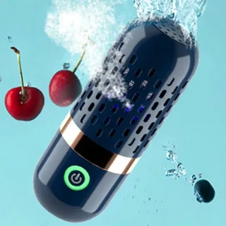 Fruit Vegetable Washing Machine Capsule Shape Wireless Food Purifier Household Pesticide Disinfection Vegetables Cleaner