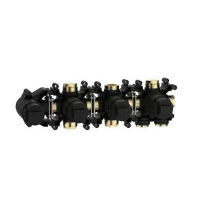 Herzbach MODUL7 Einbaukörper 70.720003.1.09 PUSH-Thermostat 2 Verbraucher