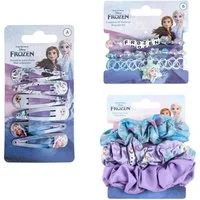 Frozen Diadem Disney Frozen Haarzubehör Set mit Kette, 12-teilig (Eiskönigin)