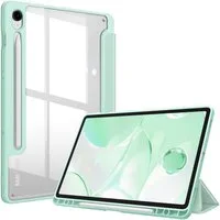 Fintie Tablet-Hülle für Samsung Galaxy Tab S10 Lite/S10 FE/S9 FE 10.9 Zoll & S9 11 Zoll, mit Stifthalter - Stoßfeste Schutzhülle mit transparenter Hartschale