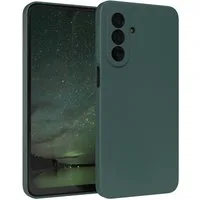 EAZY CASE Handyhülle TPU Hülle für Samsung Galaxy A17 6,7 Zoll, Silikon Schutzhülle mit Kameraschutz kratzfestes Bumper Nachtgrün