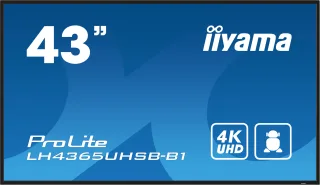 Iiyama ProLite LH4365UHSB-B1 | lh4365uhsb-b1 | 109 cm (43") Diagonalklasse (108 cm (42.5")