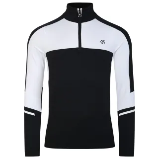 Dare 2B - "Speed" Base Layer Oberteil mit halbem Reißverschluss für Herren (Schwarz/Weiß)