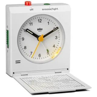Braun BC 05 W Quarz-Klappwecker weiß