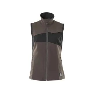 MASCOT Damen Weste Dunkelanthrazit / Schwarz XXL - 18375-511-1809-2XL