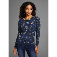 KangaROOS Langarmshirt mit Rundhals, sehr figurbetonte Passform, hüftbedeckende Länge