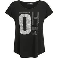 Doris Streich T-Shirt mit Plättchen- Motiv