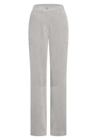 Marc Aurel - Hose aus leichtem Cord light grey - Gr. - 46