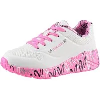 Skechers UNO LITE-LOVELY LUV Sneaker, Schnürschuh mit bedruckter Sohle, Größenschablone zum Download