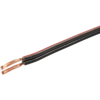 HERTH&BUSS Elektroleitung für Lautsprecher, XYFAZ schwarz/rot - 51275025005