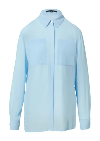 comma - Bluse blau - Gr. - 42