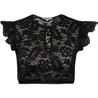 MarJo Dirndlbluse Dirndlbluse Amlach schwarz