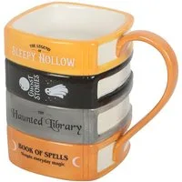 Something Different Tasse The Haunted Library 3D Tasse – Gestapelte Bücher Halloween Mug