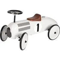 goki Rutscherauto Rutscherfahrzeug weiß, stabil und robust