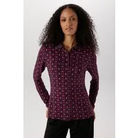 Aniston SELECTED Hemdbluse mit trendigen Retromuster Allover - NEUE KOLLEKTION