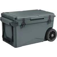 COSTWAY Thermobehälter, LLDPE, (1-tlg), 71L Kühlbox, mit Alugriff & großen Rädern