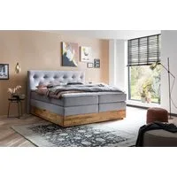 Belanoti Boxspringbett Marbo (Unterbox, Matratze, Topper), 180x200 cm, mit Bettkasten, Visco-Topper, H2/H3 wendbar, 7-Zonen-TFK